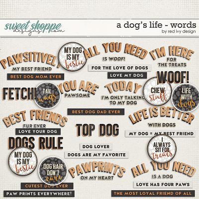 A Dog's Life - Words by Red Ivy Design A Dog's Life - Words by Red Ivy Design