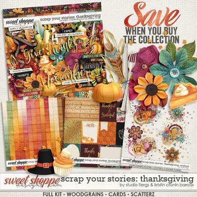 Scrap Your Stories: Thanksgiving- BUNDLE by Studio Flergs & Kristin Cronin-Barrow