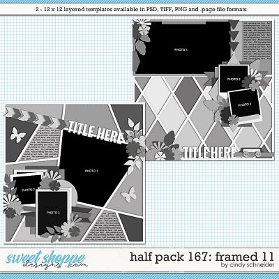 Cindy's Layered Templates - Half Pack 167: Framed 11 by Cindy Schneider