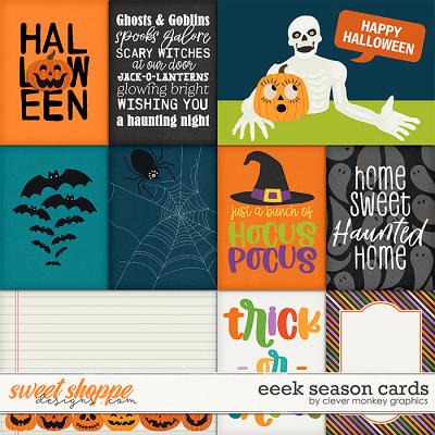 Eeek Season Cards by Clever Monkey Graphics 