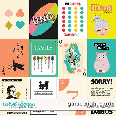Game Night Cards by Kelly Bangs Creative