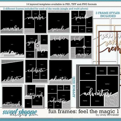 Cindy's Layered Templates - Fun Frames: Feel the Magic 1 by Cindy Schneider