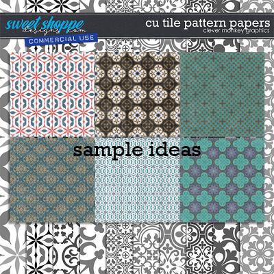 CU Tile Pattern Papers by Clever Monkey Graphics