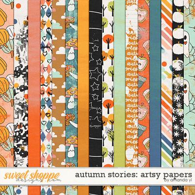Autumn Stories: artsy papers by Amanda Yi