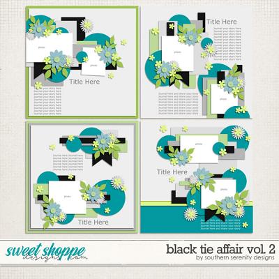 Black Tie Affair Vol 2 Layered Templates by Southern Serenity Designs