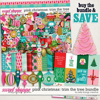 Pink Christmas: Trim the Tree Bundle by Kelly Bangs Creative