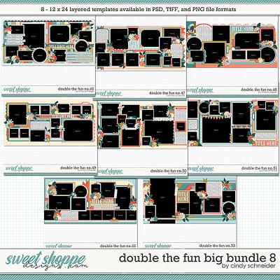 Cindy's Layered Templates - Double the Fun Big Bundle 8 by Cindy Schneider