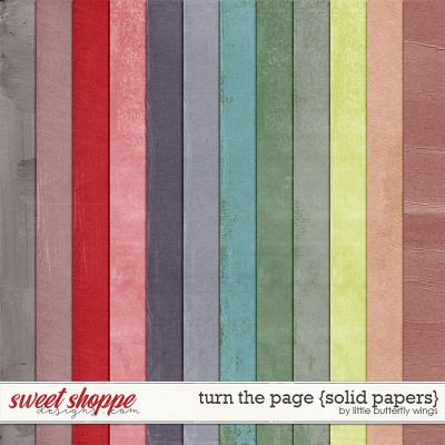 Turn the page {solid papers} by Little Butterfly Wings