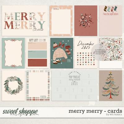 Merry Merry | Journaling Cards - by Kris Isaacs Designs Merry Merry | Journaling Cards - by Kris Isaacs Designs