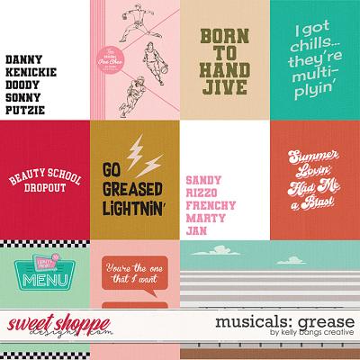 Musical: Grease Cards by Kelly Bangs Creative