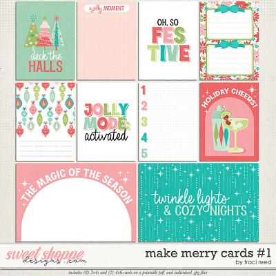 Make Merry Cards #1 by Traci Reed