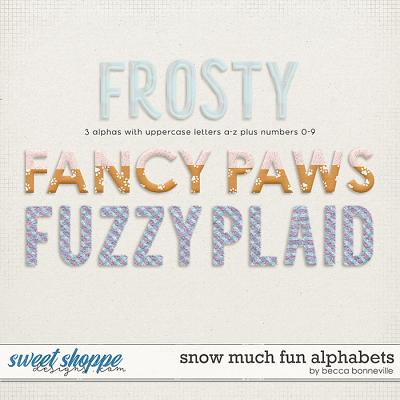 Snow Much Fun Alphabets by Becca Bonneville