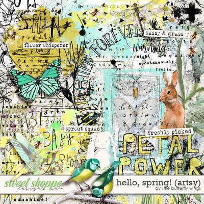 Hello Spring! (artsy) by Little Butterfly Wings