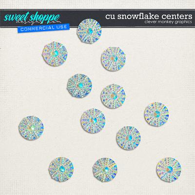 CU Snowflake Centers by Clever Monkey Graphics  