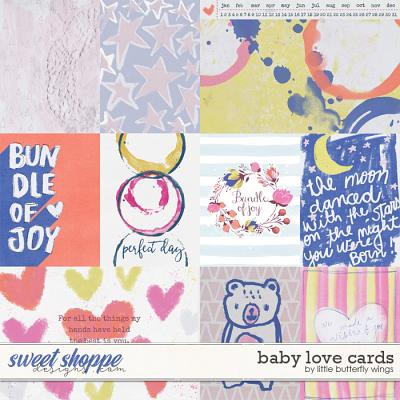 Baby Love cards by Little Butterfly Wings