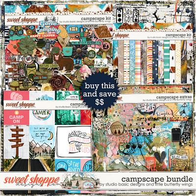 Campscape Bundle by Studio Basic and Little Butterfly Wings