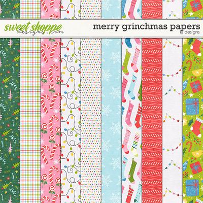 Merry Grinchmas Papers by LJS Designs   