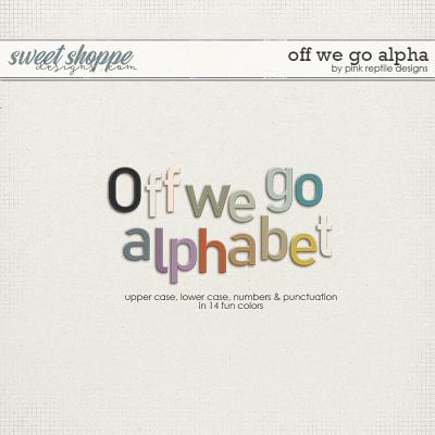 Off We Go Alphabet by Pink Reptile Designs