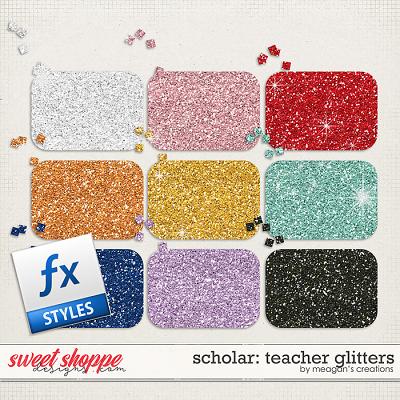 Scholar: Teacher Glitters by Meagan's Creations