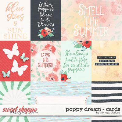 Poppy dream - cards by WendyP Designs