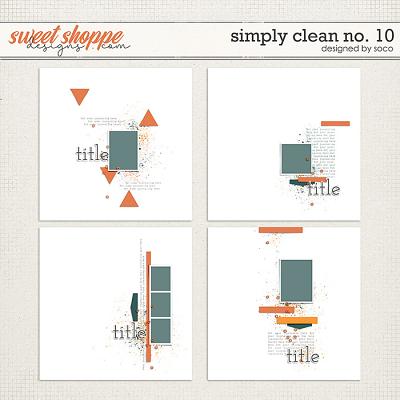 Simply Clean No. 10 | Designed by Soco