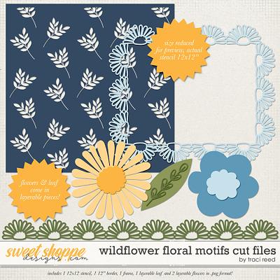 Wildflower Floral Motif Cut Files by Traci Reed