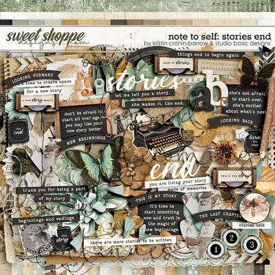 Note To Self: Stories End Kit by Kristin Cronin-Barrow and Studio Basic Designs