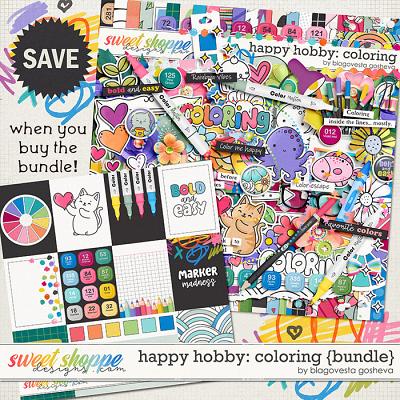 Happy Hobby: Coloring {bundle} by Blagovesta Gosheva