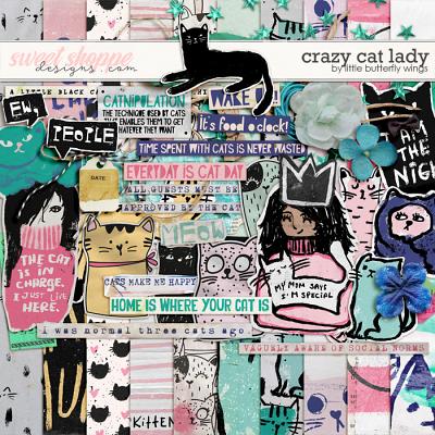 Crazy Cat Lady kit by Little Butterfly Wings