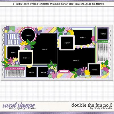 Cindy's Layered Templates - Double the Fun No. 3 by Cindy Schneider