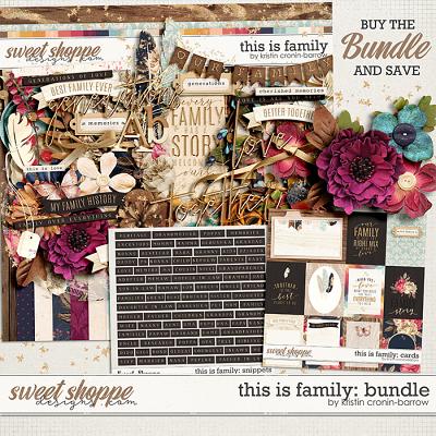 This is Family: Bundle by Kristin Cronin-Barrow