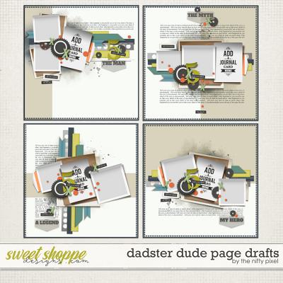 DADSTER DUDE PAGE DRAFTS by The Nifty Pixel
