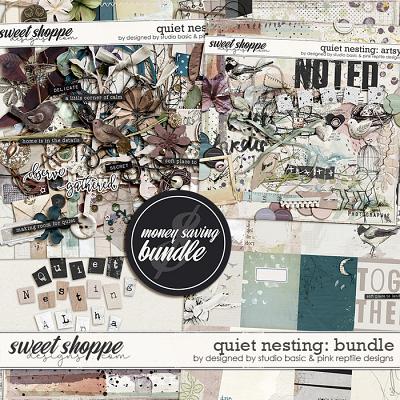 Quiet Nesting Bundle by Pink Reptile & Studio Basic Quiet Nesting Bundle by Pink Reptile & Studio Basic