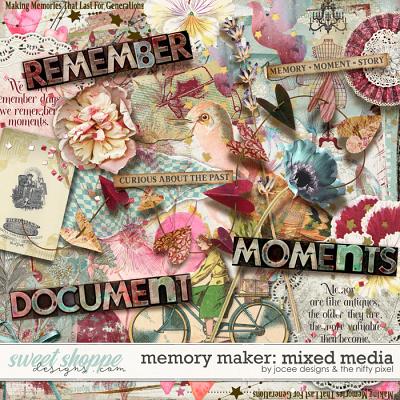Memory Maker Mixed Media by JoCee Designs and The Nifty Pixel