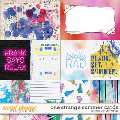 One Strange Summer cards by Little Butterfly Wings