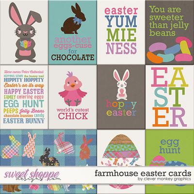 Farmhouse Easter Cards by Clever Monkey Graphics