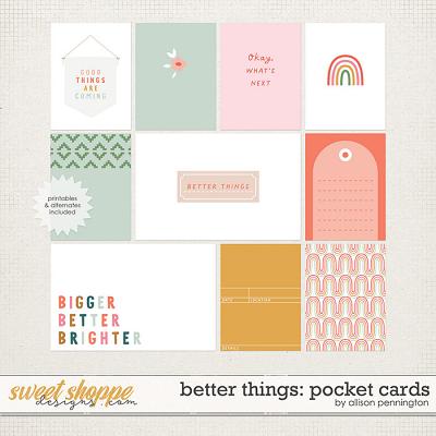 Better Things: Pocket Cards by Allison Pennington