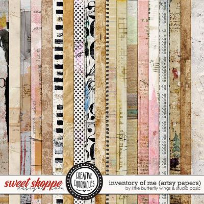 Creative Chronicles: Inventory Of Me Artsy Papers by Little Butterfly Wings & Studio Basic