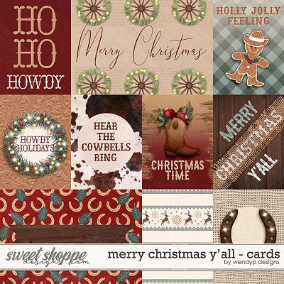 Merry Christmas Y'all - Cards by WendyP Designs