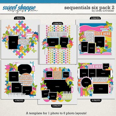Cindy's Layered Templates - Sequentials Six Pack 2 by Cindy Schneider