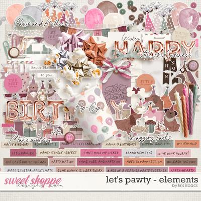 Let's Pawty | Elements - by Kris Isaacs Designs