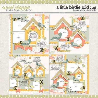 A Little Birdie Told Me Layered Templates by Amber A Little Birdie Told Me Layered Templates by Amber