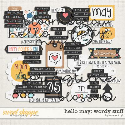 Hello May: wordy stuff by Amanda Yi
