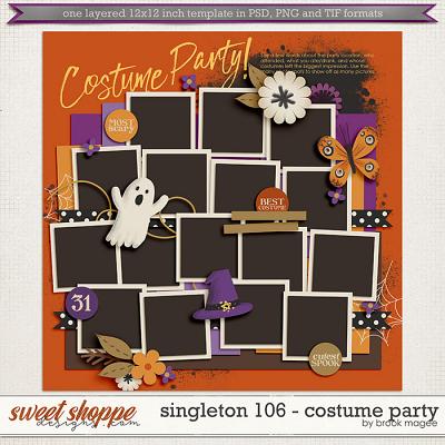 Brook's Templates - Singleton 106 - Costume Party by Brook Magee 