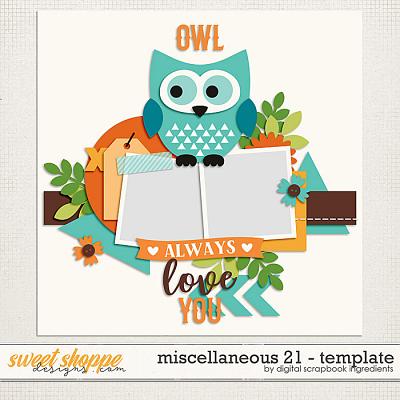 Miscellaneous 21 Template by Digital Scrapbook Ingredients