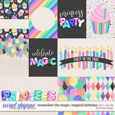 Remember the Magic: MAGICAL BIRTHDAY GIRL- CARDS by Studio Flergs