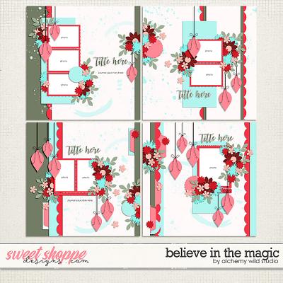 Believe in the Magic Layered Templates by Amber  