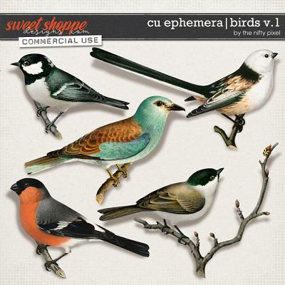 CU EPHEMERA | BIRDS V.1 by The Nifty Pixel