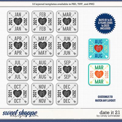 Cindy's Layered Templates - Date It 21 by Cindy Schneider