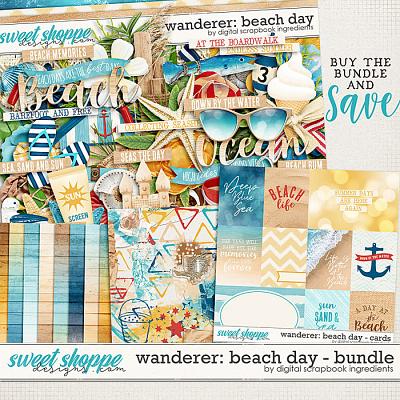 Wanderer: Beach Day Bundle by Digital Scrapbook Ingredients